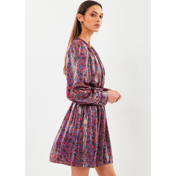 NWT The Kooples Confetti Party Dress Women's Size Medium Sequin Mini Cocktail - Picture 2 of 9